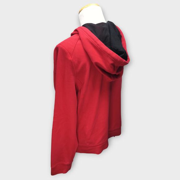 Women's Lauren Ralph Lauren Active Red Full Zip Hoodie NO size tag - Picture 4 of 7
